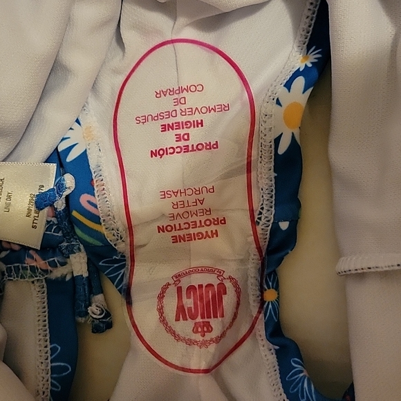 NWT: JUICY by Juicy Coutour Striped Bikini Set - Picture 10 of 13